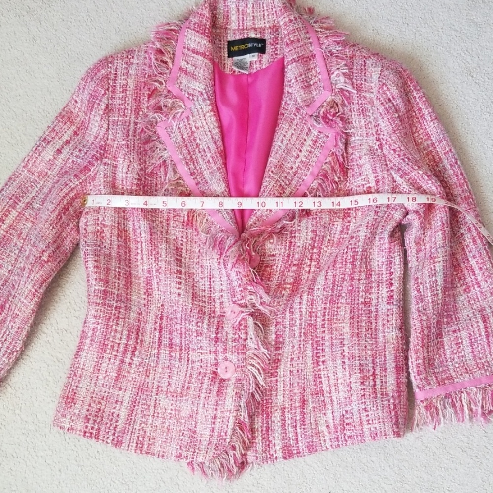 Pink blazer